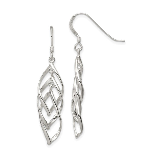 Sterling Silver Shepherd Hook Earrings