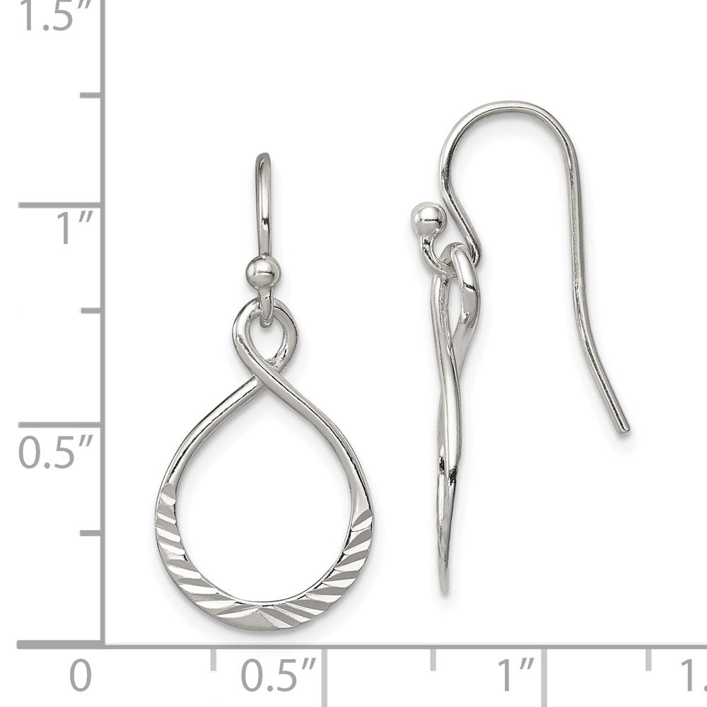 Sterling Silver Shepherd Hook Earrings