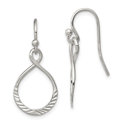 Sterling Silver Shepherd Hook Earrings