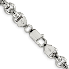 Sterling Silver 7.75mm Rolo Chain