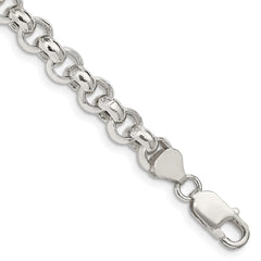 Sterling Silver 7.75mm Rolo Chain