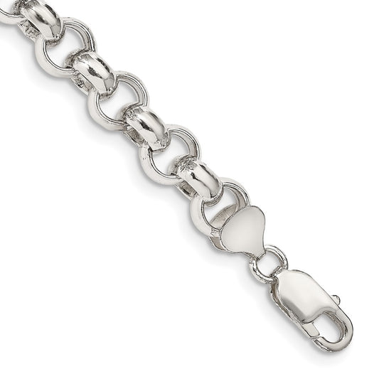 Sterling Silver 9.5mm Rolo Chain