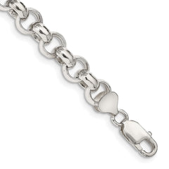 Sterling Silver 9.5mm Rolo Chain