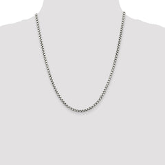 Sterling Silber 3,5 mm Antik-Fancy Kette