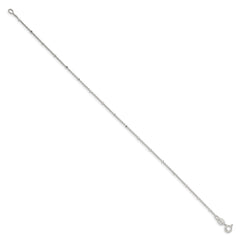 Sterling Silver 1.25mm Rolo with Beads Chain