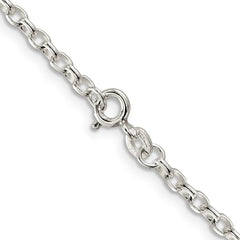 Sterling Silver 2.75mm Oval Rolo Chain
