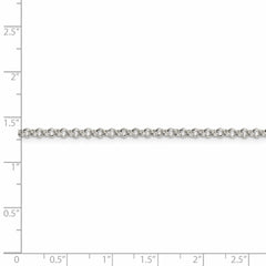 Sterling Silver 2.5mm Rolo Chain