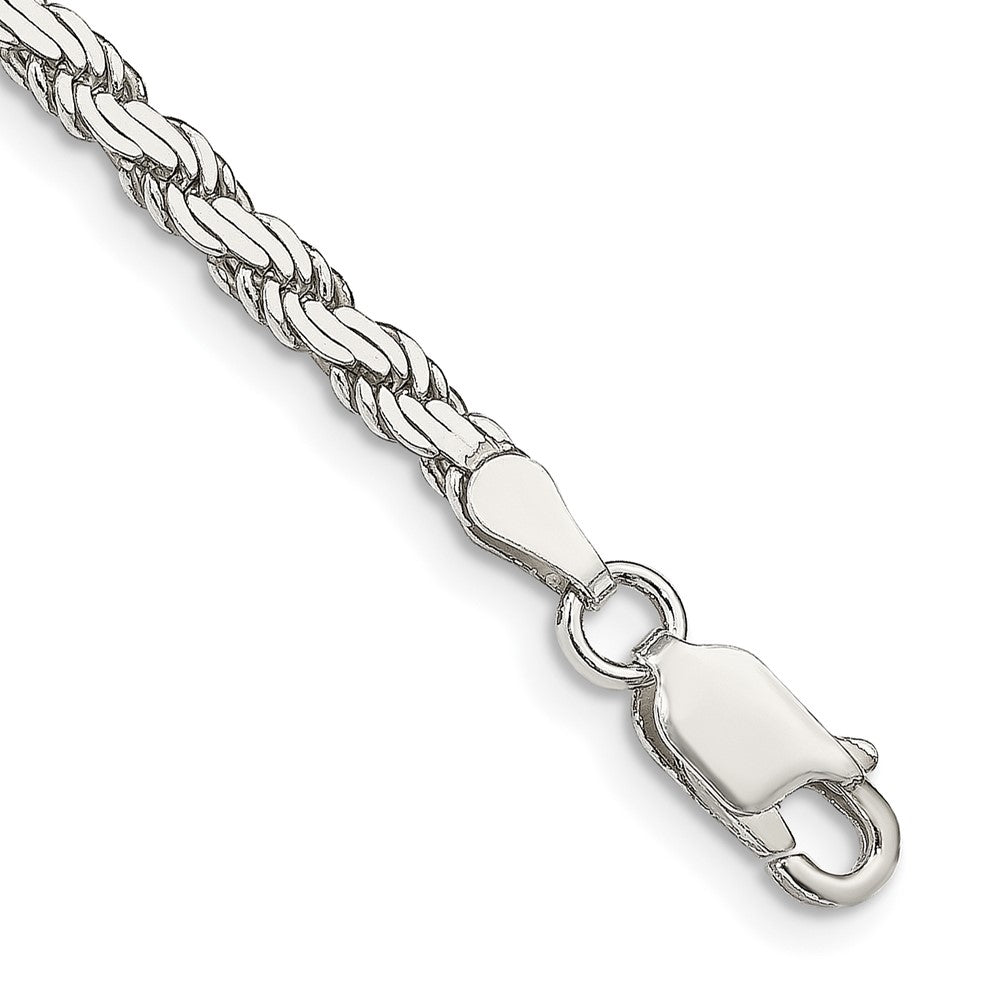 Sterling Silver 3.10mm Flat Rope Chain