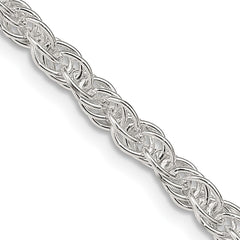 Sterling Silver 3.8mm Loose Rope Chain