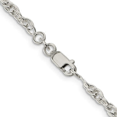 Sterling Silver 2.75mm Loose Rope Chain