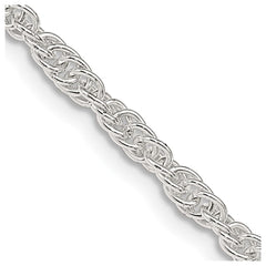 Sterling Silver 2.75mm Loose Rope Chain