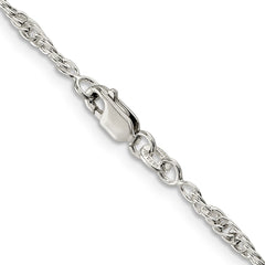 Sterling Silver 2.45mm Loose Rope Chain