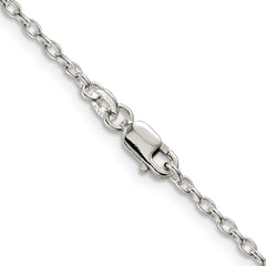 Sterling Silver 1.6mm Long Link Rolo Chain