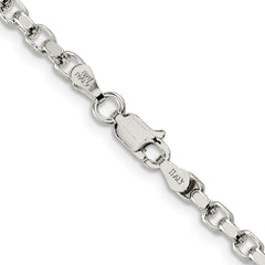 Sterling Silver 3.5mm Rolo Chain