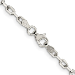 Sterling Silber 2,75 mm Fancy Link Kette