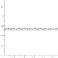 Sterling Silber 2,75 mm Fancy Link Kette