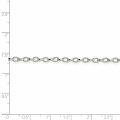 Sterling Silver 3mm Fancy Rolo Chain