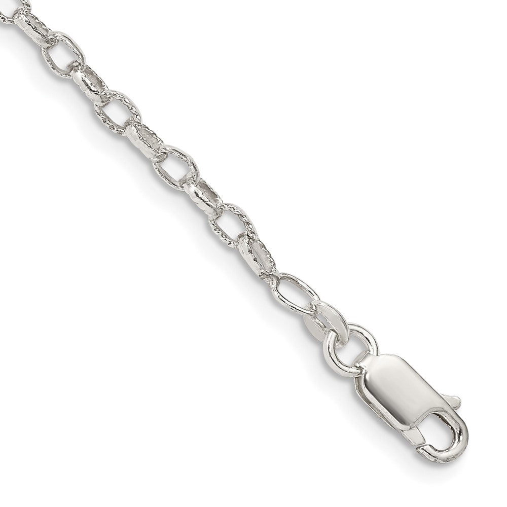 Sterling Silver 3mm Fancy Rolo Chain