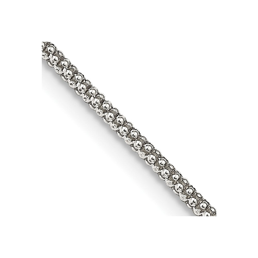 Sterling Silver 1.60mm Corona Chain