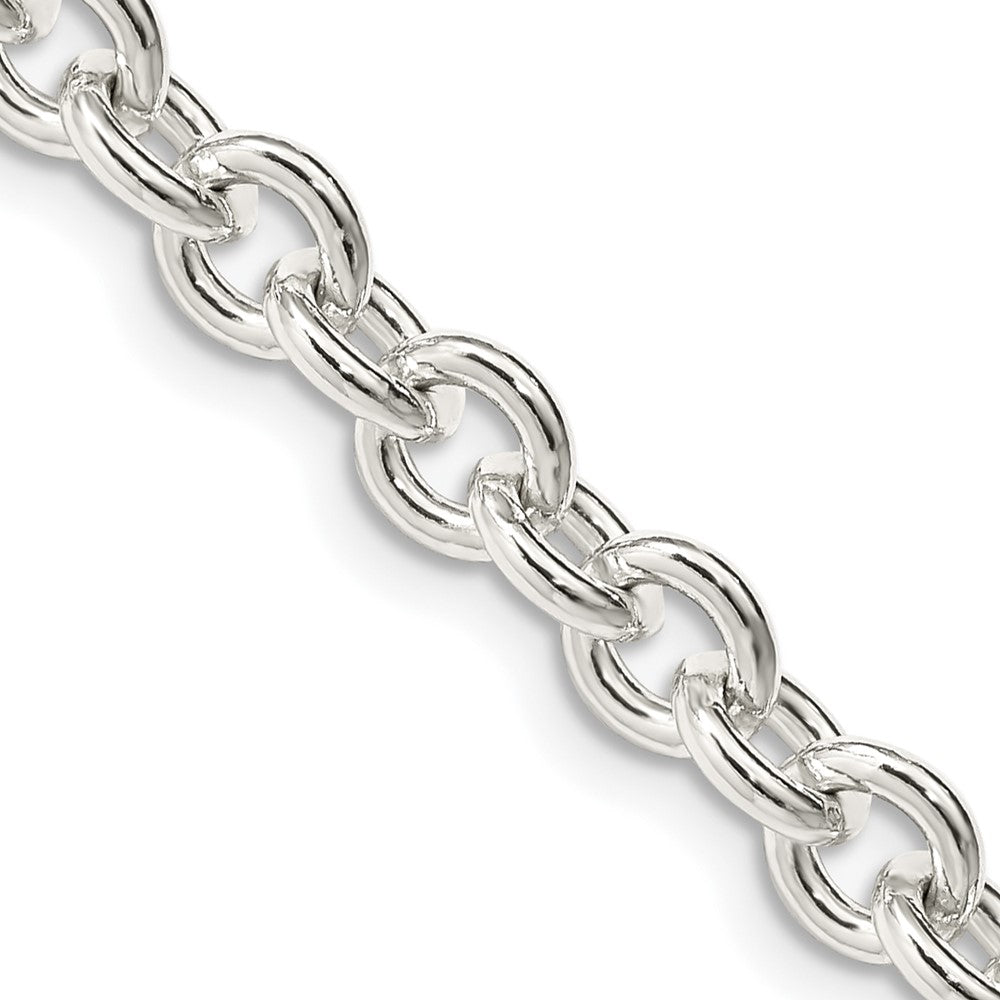 Sterling Silver 6.10mm Cable Chain