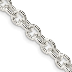 Sterling Silver 6.10mm Cable Chain