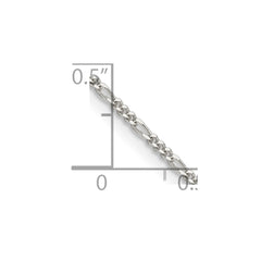 Sterling Silver 1.5mm Figaro Chain