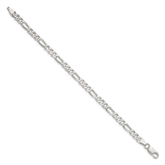 Sterling Silver 5.25mm Figaro Chain
