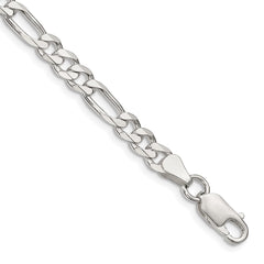 Sterling Silver 5.25mm Figaro Chain