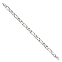 Sterling Silver 6.5mm Figaro Chain