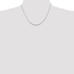 Sterling Silver 1.25mm Round Snake Chain