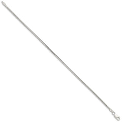 Sterling Silver 2mm Diamond-cut Snake Chain