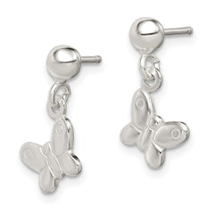 Sterling Silver Madi K Butterfly Post Dangle Earrings