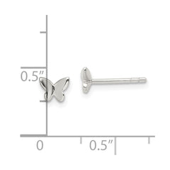 Sterling Silver Madi K Butterfly Post Earrings