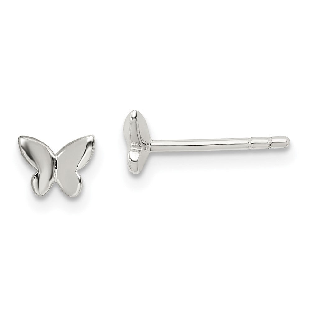 Sterling Silver Madi K Butterfly Post Earrings