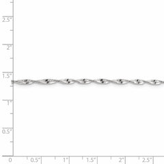 Sterling Silver 2mm Twisted Herringbone Chain