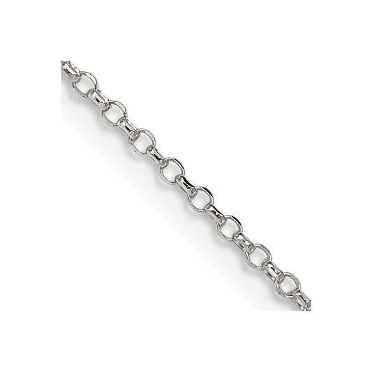 Sterling Silver 1.5mm 8 Side Diamond-cut Cable Chain