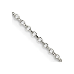 Sterling Silver 1.5mm 8 Side Diamond-cut Cable Chain