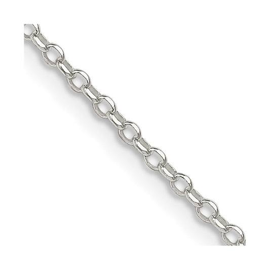 Sterling Silver 1.75mm 8 Side Diamond-cut Cable Chain