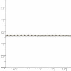 Cadena tipo caja redonda de plata de ley de 1,5 mm