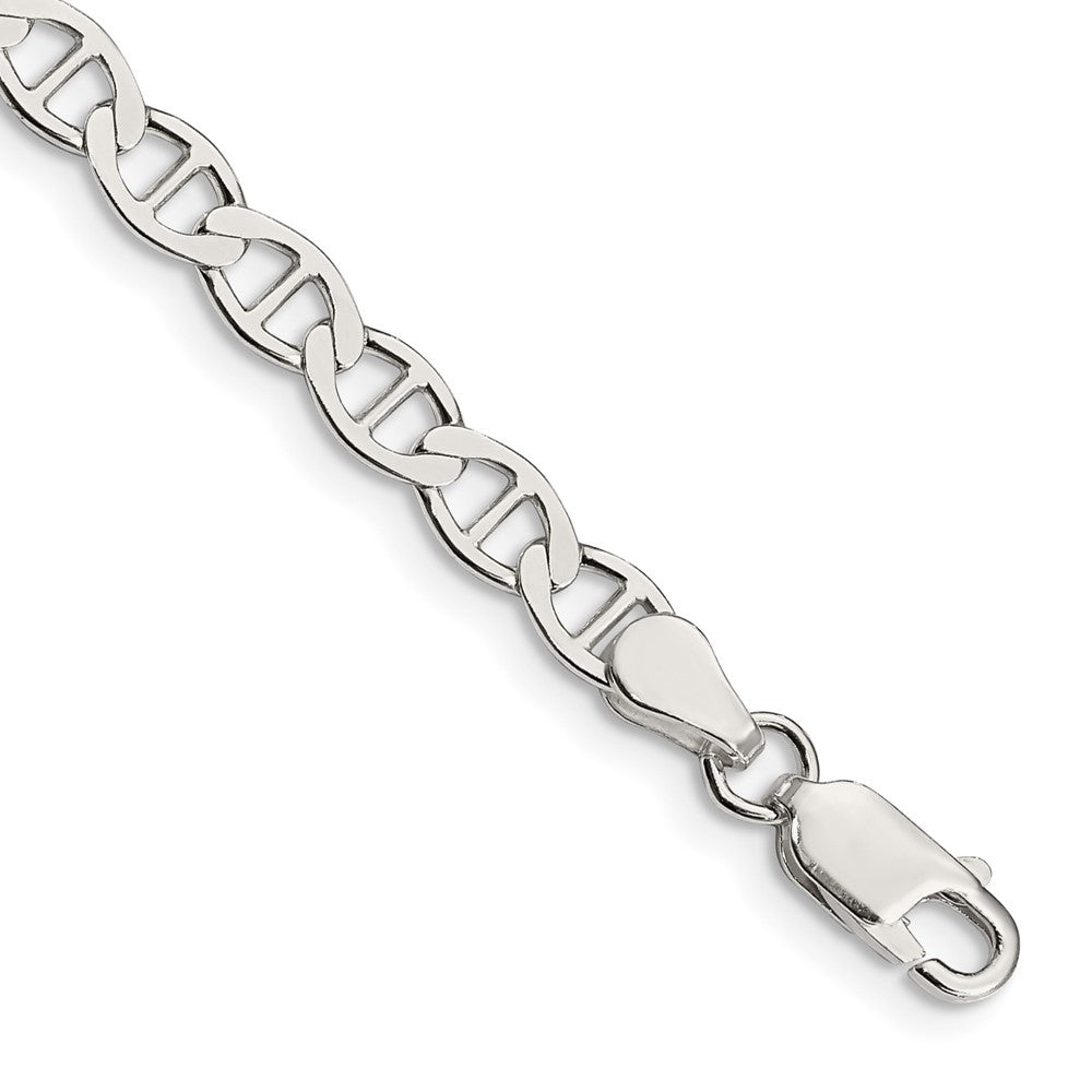 Sterling Silver 4.75mm Polished Flat Anchor Chain