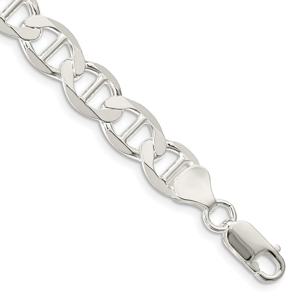Sterling Silver 8.9mm Polished Flat Anchor Chain