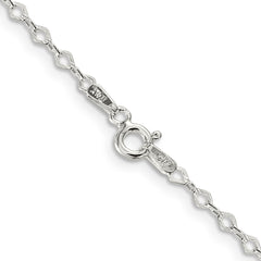 Sterling Silver 2.25mm Fancy Pendant Bracelet