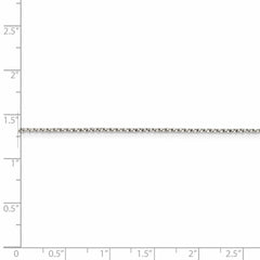 Sterling Silver 1.25mm Twisted Box Chain