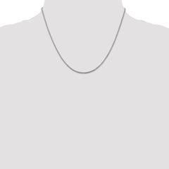 Sterling Silver 1.25mm Twisted Box Chain