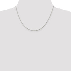 Sterling Silber 1,2 mm 8-seitige diamantgeschliffene Spiegelboxkette