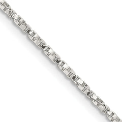 Sterling Silver 1.35mm Twisted Box Chain