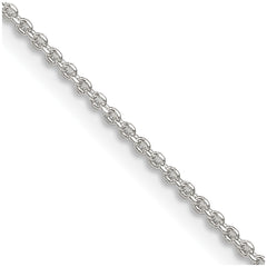 Sterling Silver 1.40mm Diamond-cut Cable Chain
