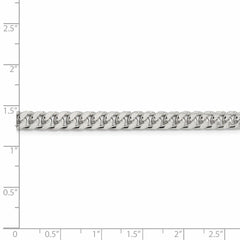 Sterling Silver 6mm Domed Curb Chain