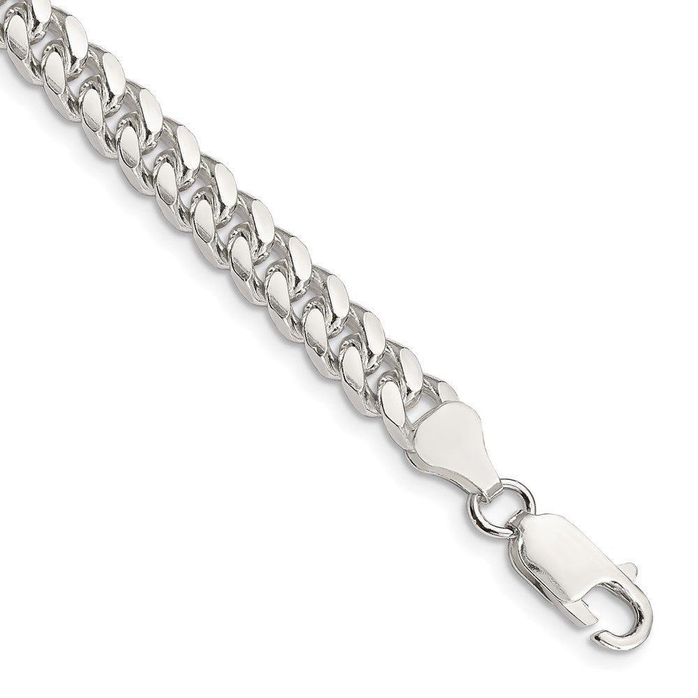 Sterling Silver 6mm Domed Curb Chain