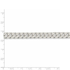 Sterling Silver 8.5mm Domed Curb Chain